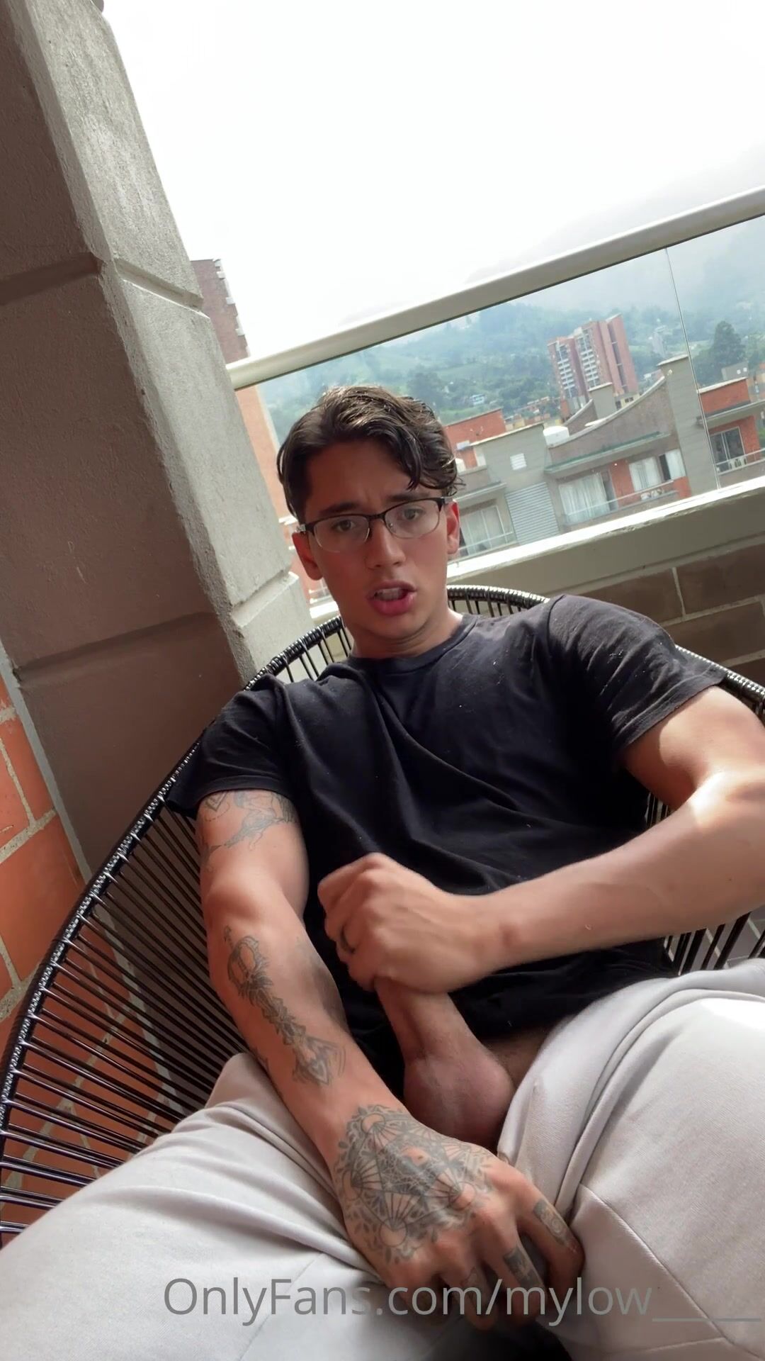 Teen boy strips and strokes