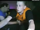 Older redhead neighbor scores straight action