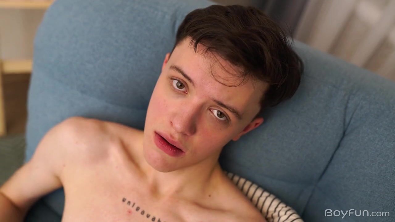 Solo twink oleg dostoevstii exposes his cock