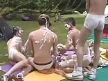 Freiluft-orgie-spaß