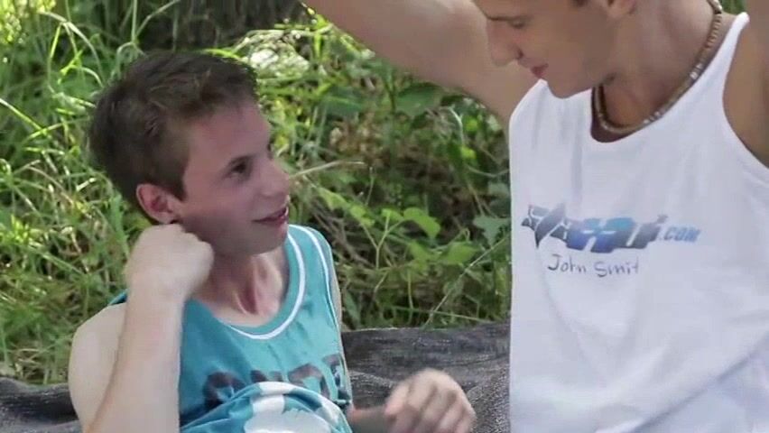 Outdoor brother boys porn action