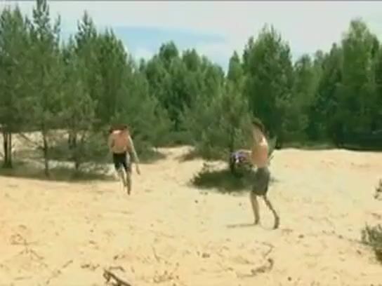 Playing frisbee gay porn tube