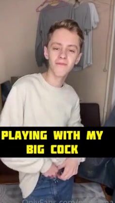 Playing with my big cock strip boys porn