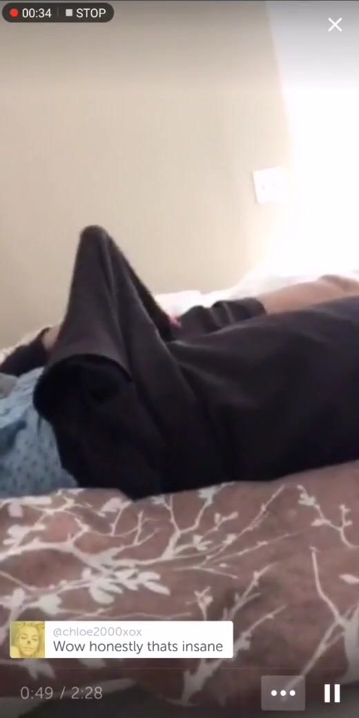 Poor guy ,he cum in his clouth