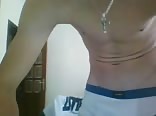 Hot portuguese hottie shows big cock, bubble ass, tight hole