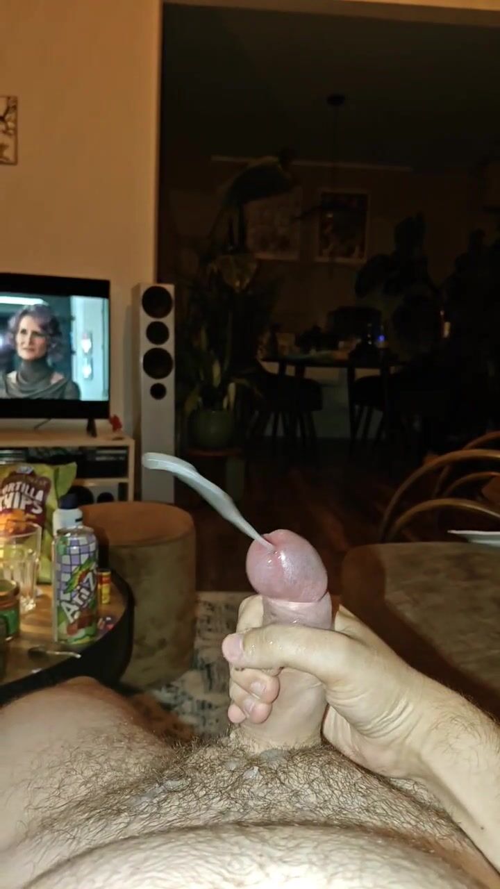 Pov twink self facial