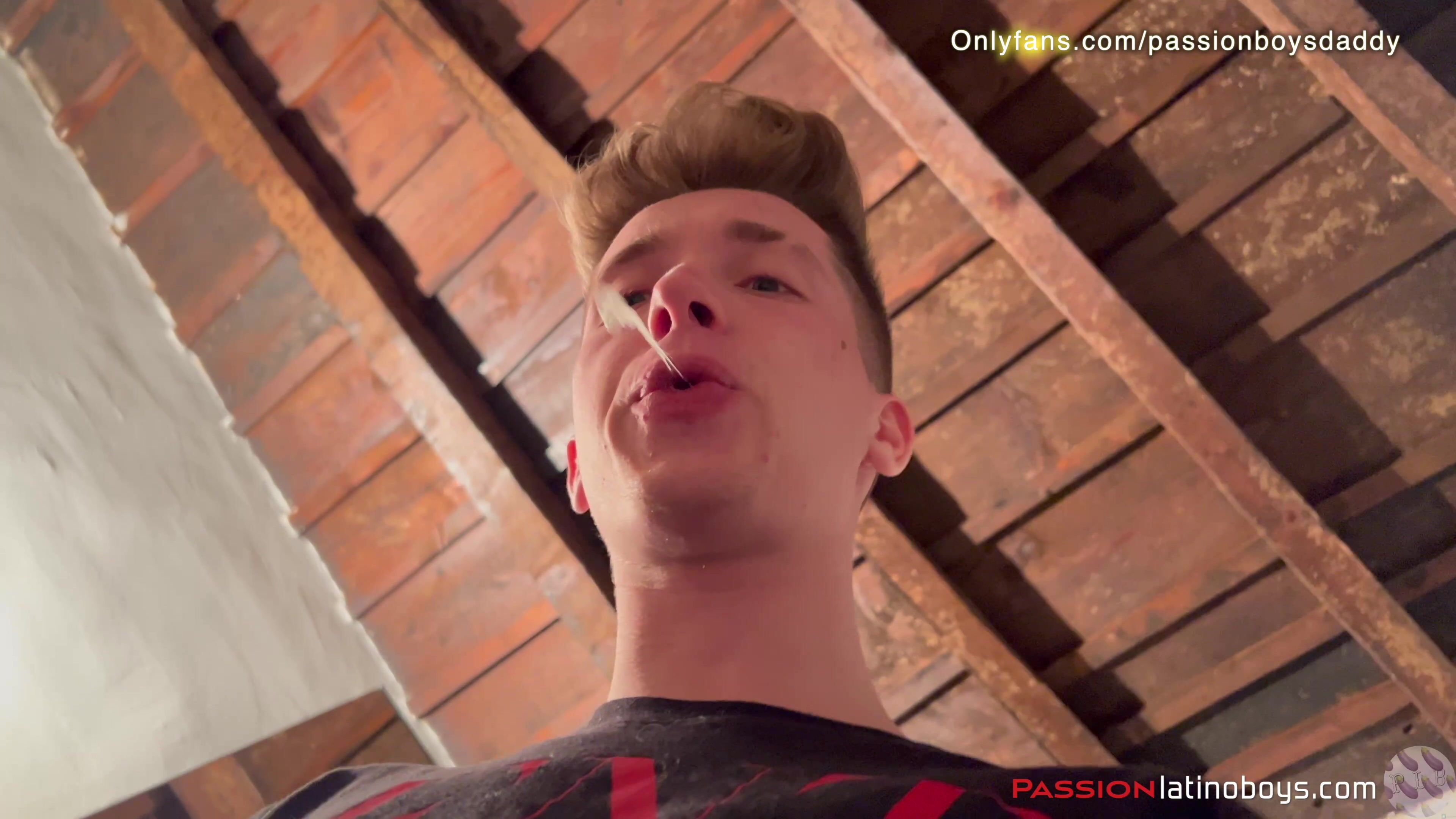 Pov dominant blond spits, slaps, pees on you – gay bareback