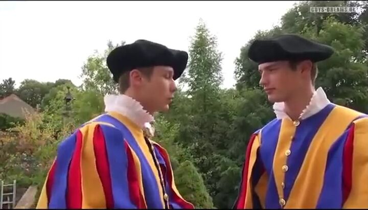 Priest au vatican swiss guard bareback gay porn videos
