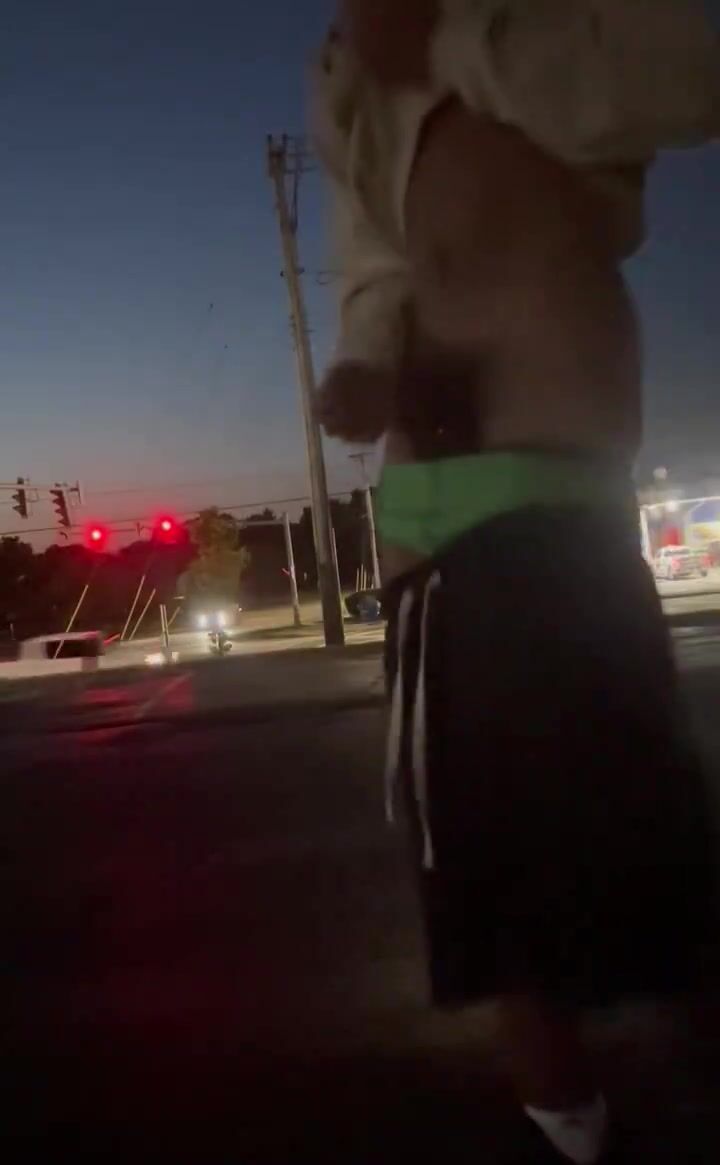 Public street jerk off