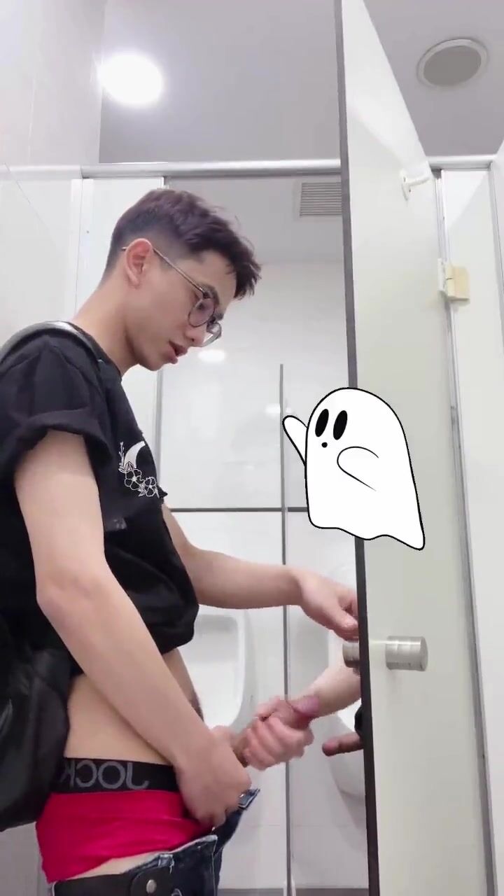 Public toilet boys wanked by stranger