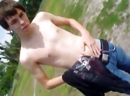 Put your shirt on and take my cock