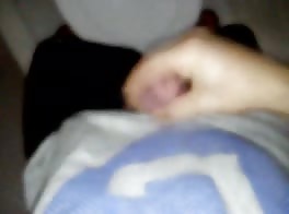 Quick toilet wank and cum.