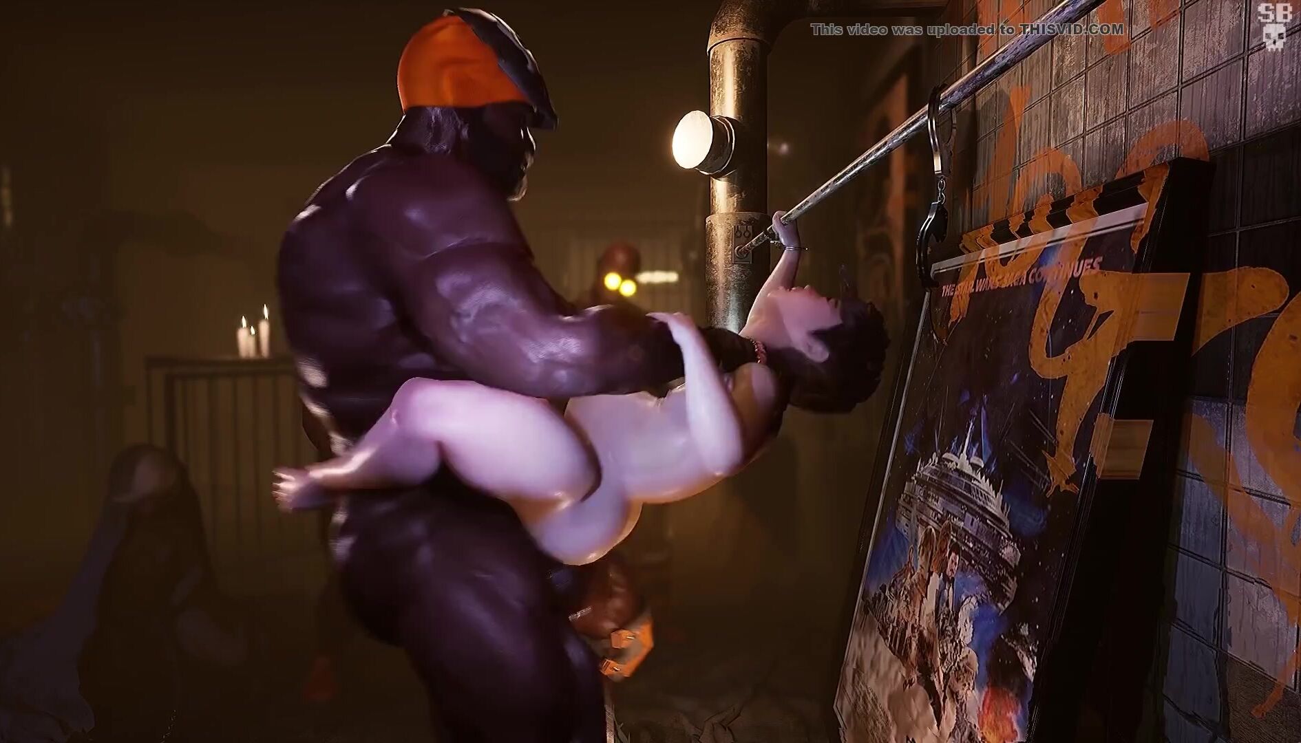 Muscle daddy gets railed raw