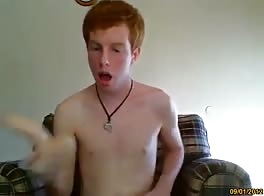 Redhead wank sex toy sunrise love set twink