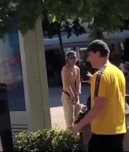 Risky masturbating and cumming in public