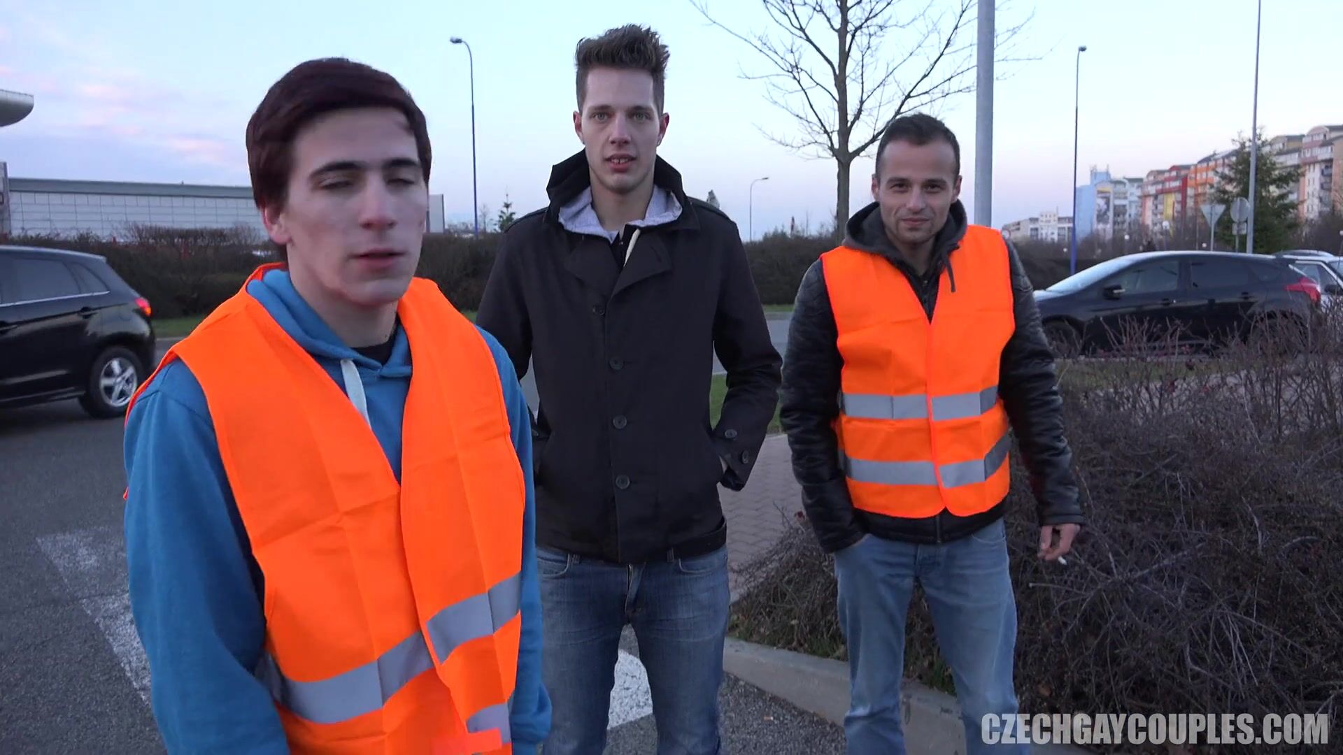 Roadside twinks paid raw bareback