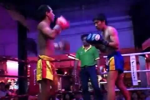 Rough bareback boxer cock slam