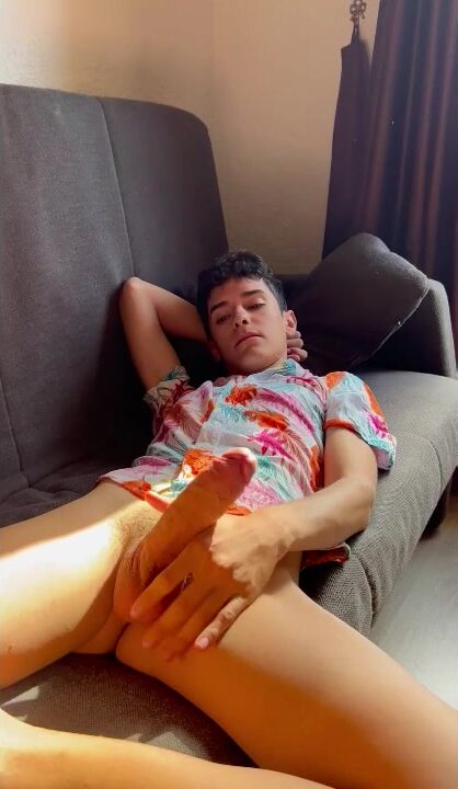 Rubax video - beautiful twink frann in solo jerk