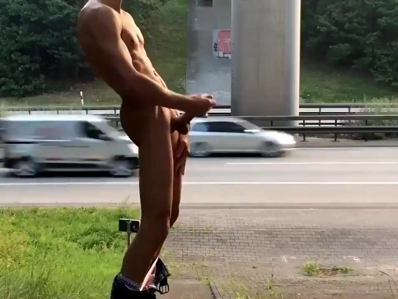 Rubax video - outdoor smooth twink jack-n-cum