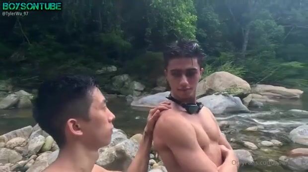 Sabian: boys love intense river sex