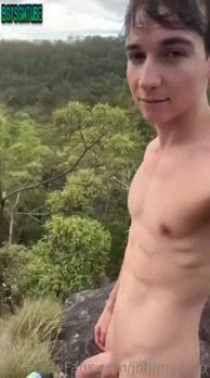 Sabian: nature lovers wanking in the mountains boys porn