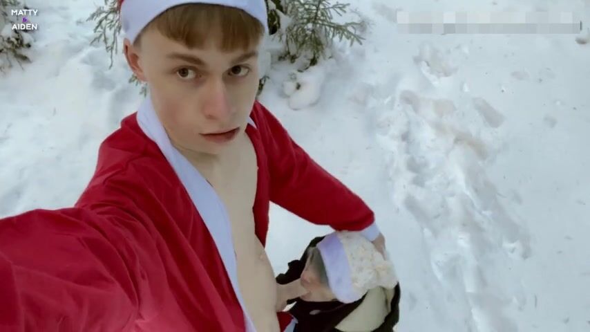 Santa's elves bj in the woods lmjh