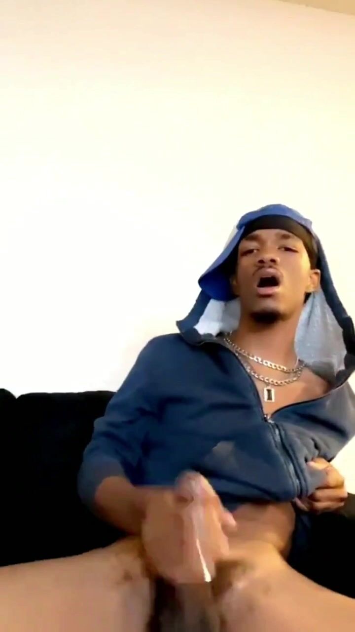 Schwarzer wichst