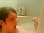 Self facial in the tub
