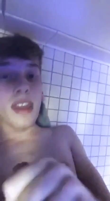 Self spray cum twink shower sperm face boys porn