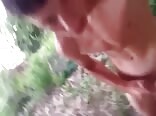 مراهق صورة ذاتية بدون واقي في الخارج