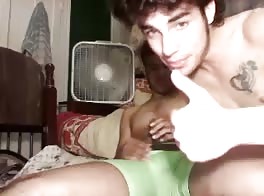 Real amateur webcam couple sex with horny boy