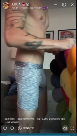 Sexy luca playing around