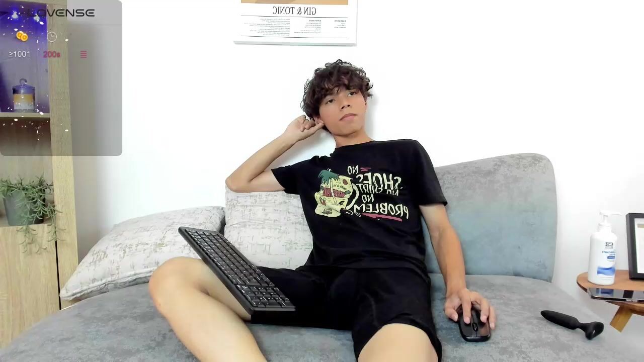 Heißer sexy camboy solo-webcam