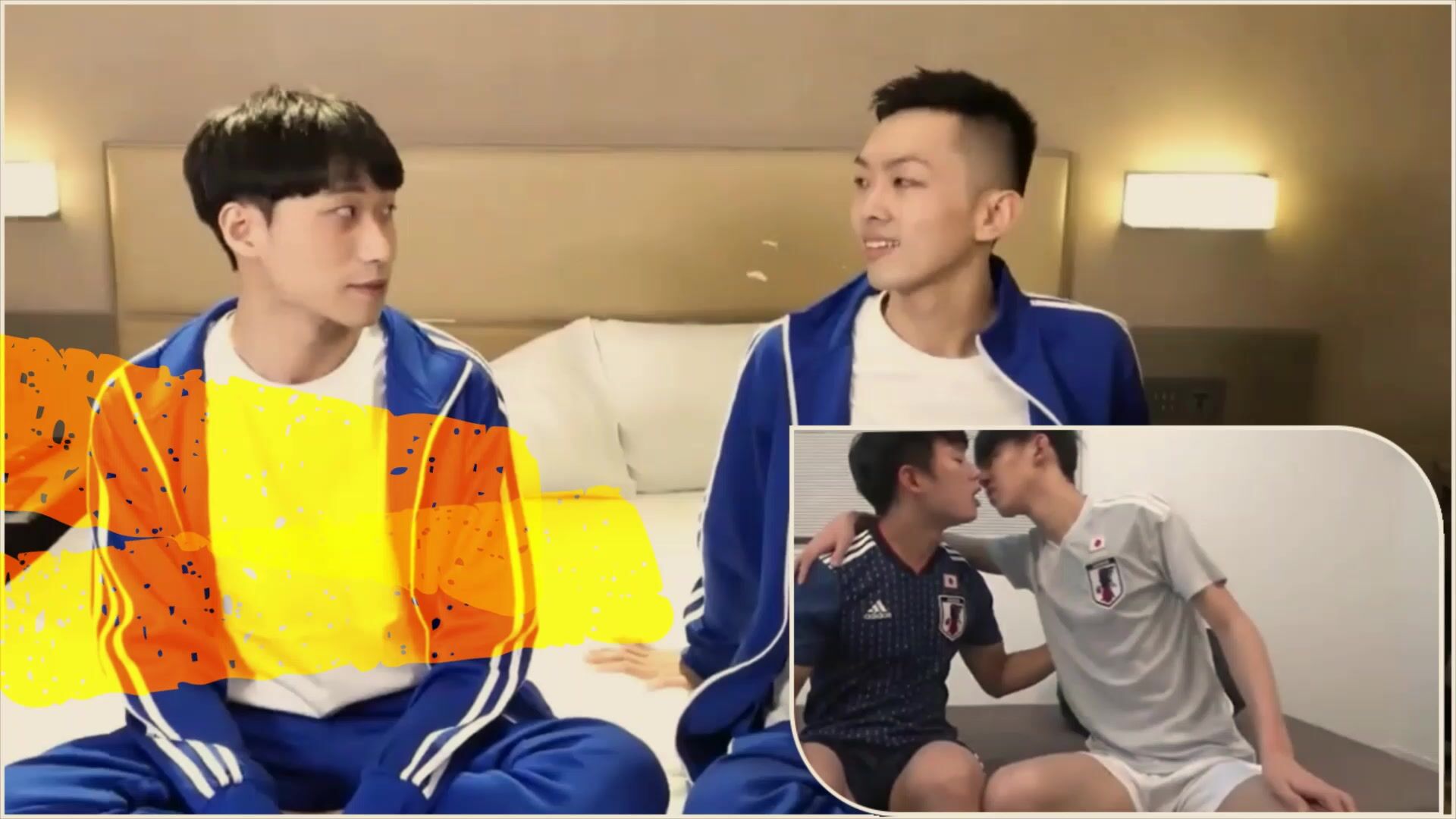 Sharing a room with a teammate for the first time