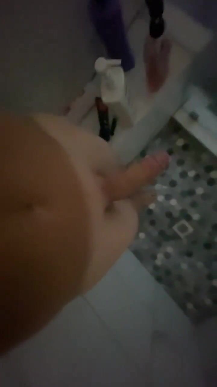 Shower jerk off to hot finish