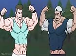 Dummer cartoon-twink in gay-tube kommt hart