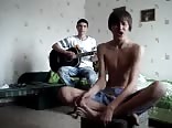 Muscle daddy breeds twink bare 3