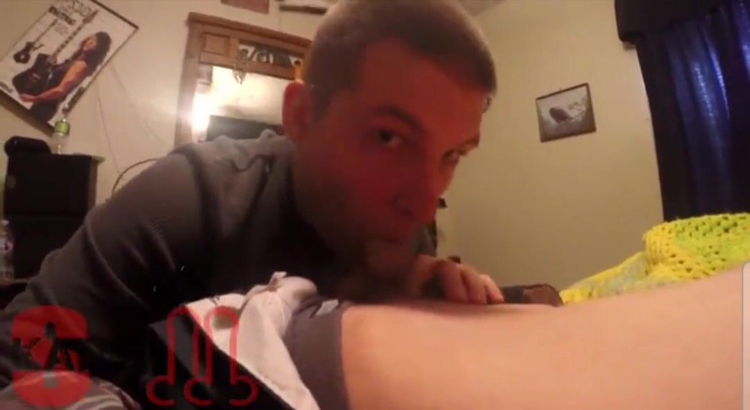 Skaden sucks young boy cock on bed