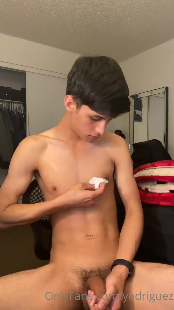 Skinny latino twink boy solo porn sexy