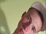 Slim twink strips & shows nice hanging balls