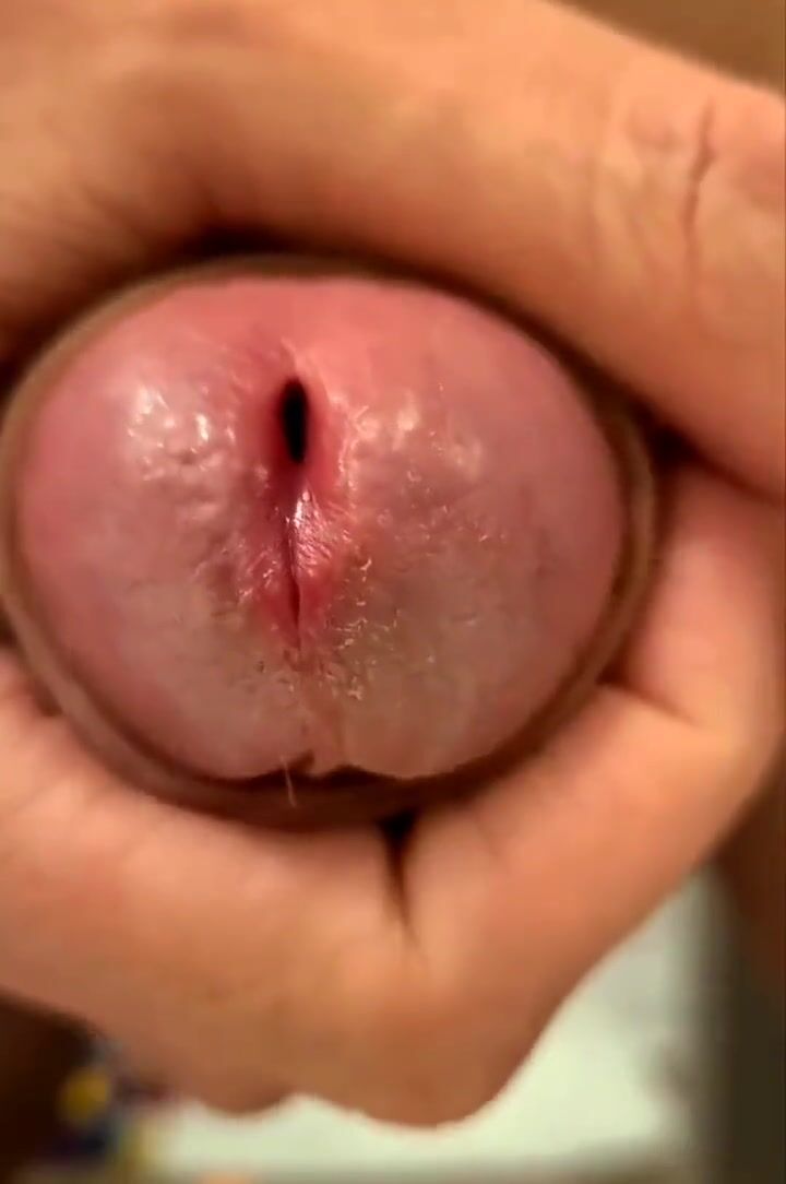 Slow motion close-up of cock cumming with multiple squirts 201