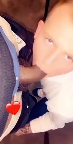 Twink cocksucker swallows raw cock