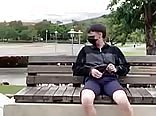 Pleasure boys interrupted in park porn