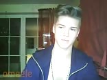 Sexy cam boi strokes hard cock