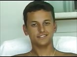 Soccer jock jerks his cock for cash