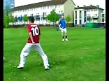 Vintage soccer kids