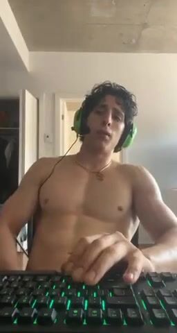 Solo college room boys jerk hard