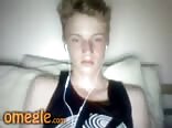 Solo gay boy wanks hard