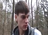 Solo stud licks his sperm