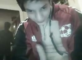 Amateur twink self sucks his hard cock
